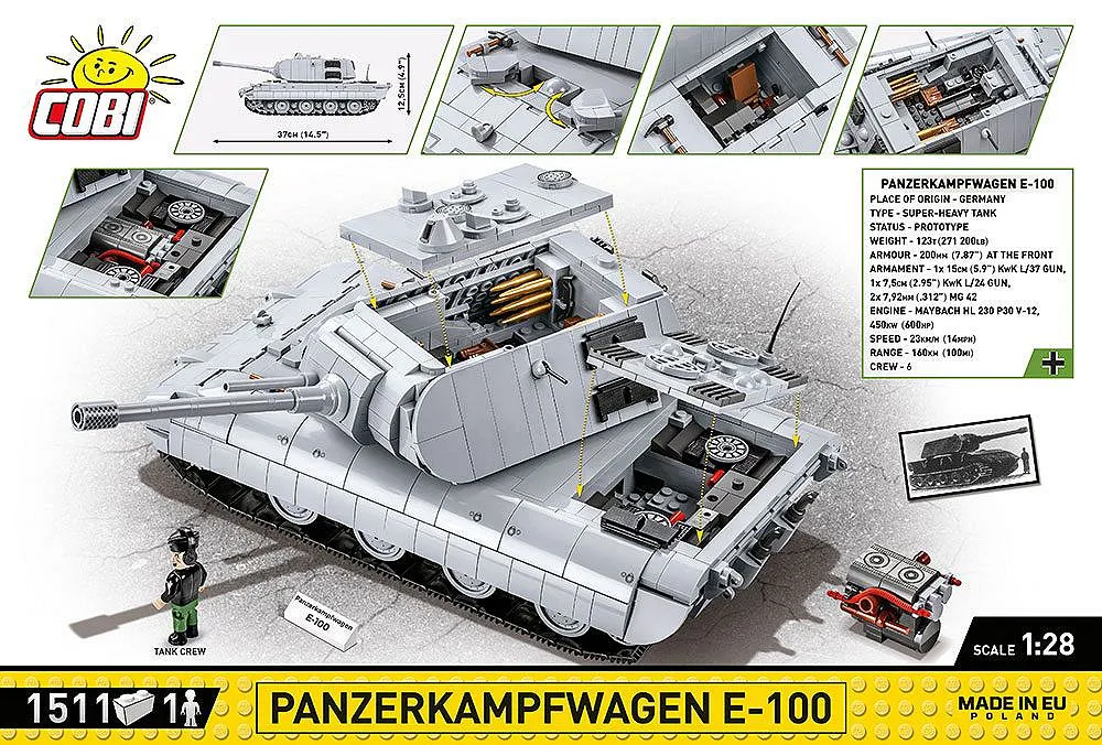 COBI 2572 Panzerkampfwagen E-100
