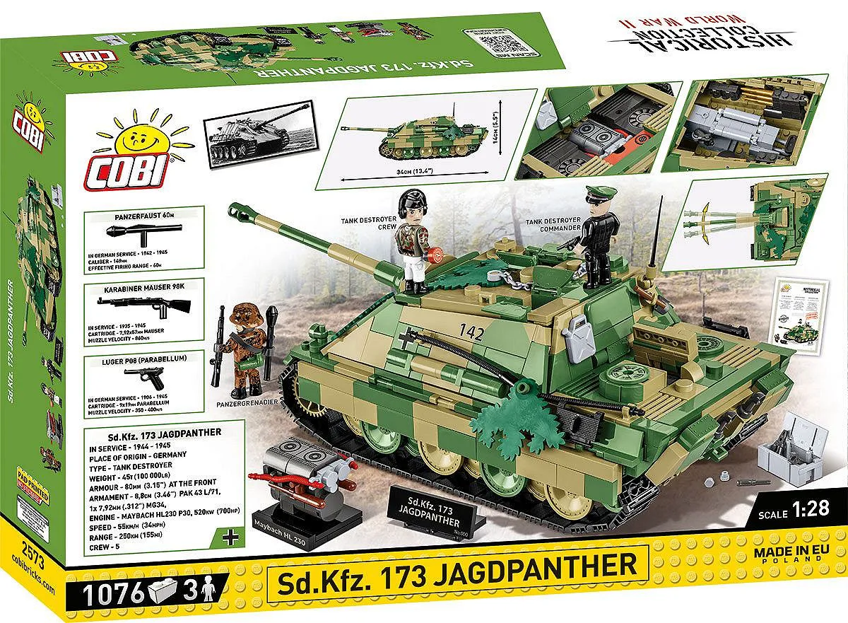 COBI 2573 Sd.Kfz.173 Jagdpanther- Limited Edition