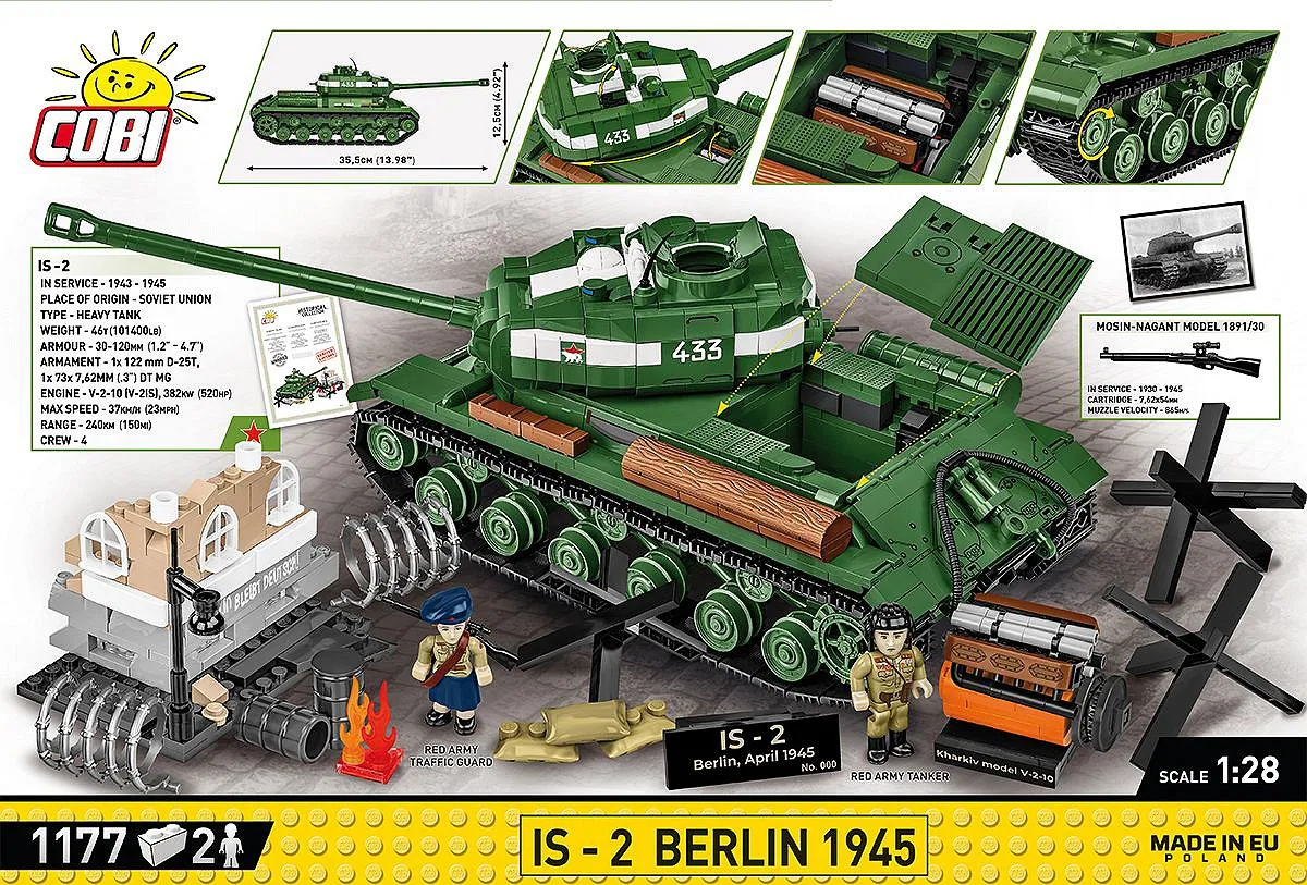 COBI 2577 IS-2 Berlin 1945 - Limited Edition