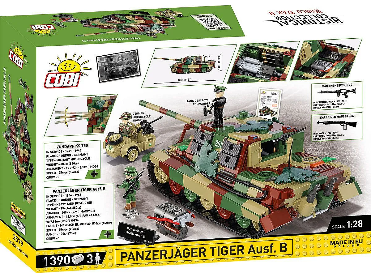 COBI 2579 Panzerjäger Tiger Ausf.B - Limited Edition
