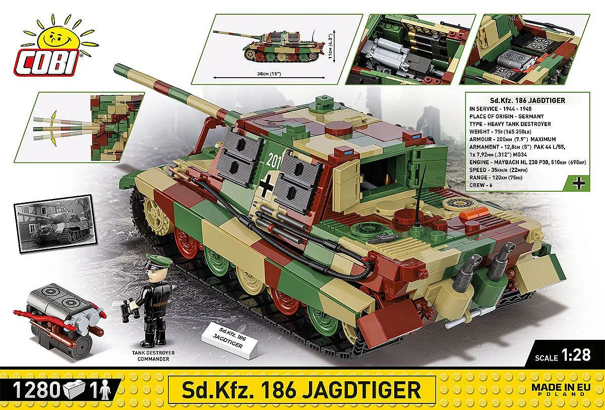 COBI 2580 Sd.Kfz. 186 - Jagdtiger