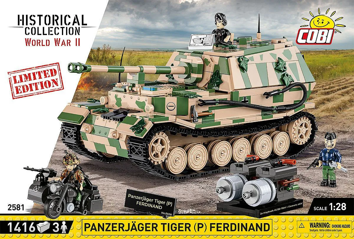 COBI 2581 Panzerjäger Tiger (P) Ferdinand - Limited Edition
