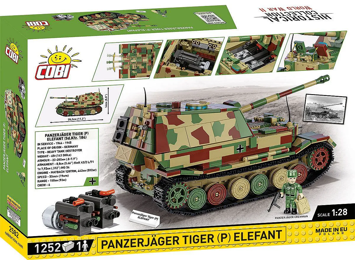 COBI 2582 Panzerjäger Tiger (P) Elefant