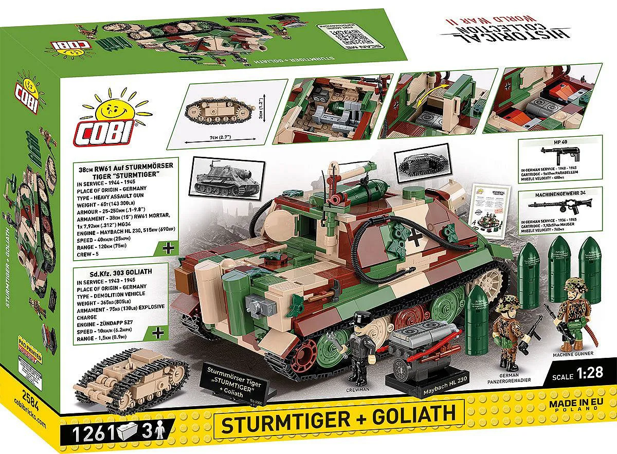 COBI 2584 Sturmtiger + Goliath - Limited Edition