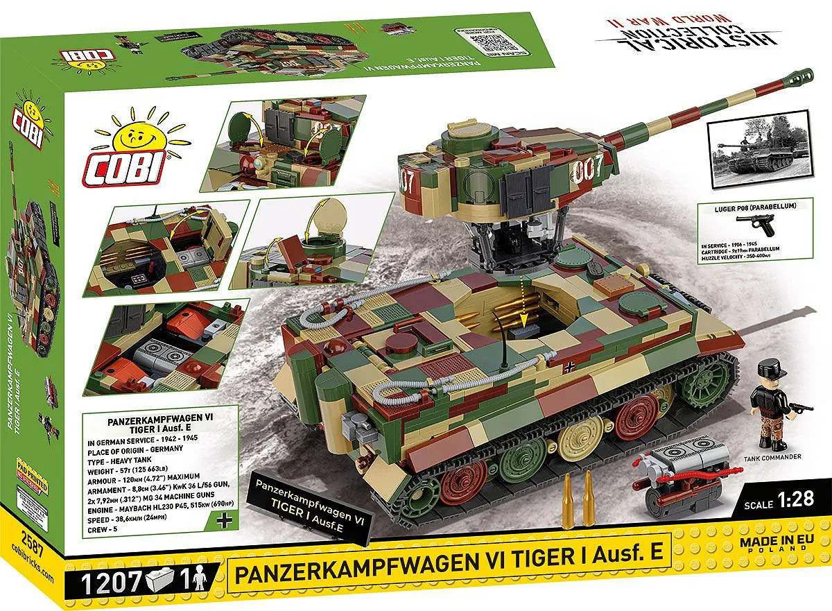 COBI 2587 Panzerkampfwagen VI Tiger I Ausf. E - Executive Edition