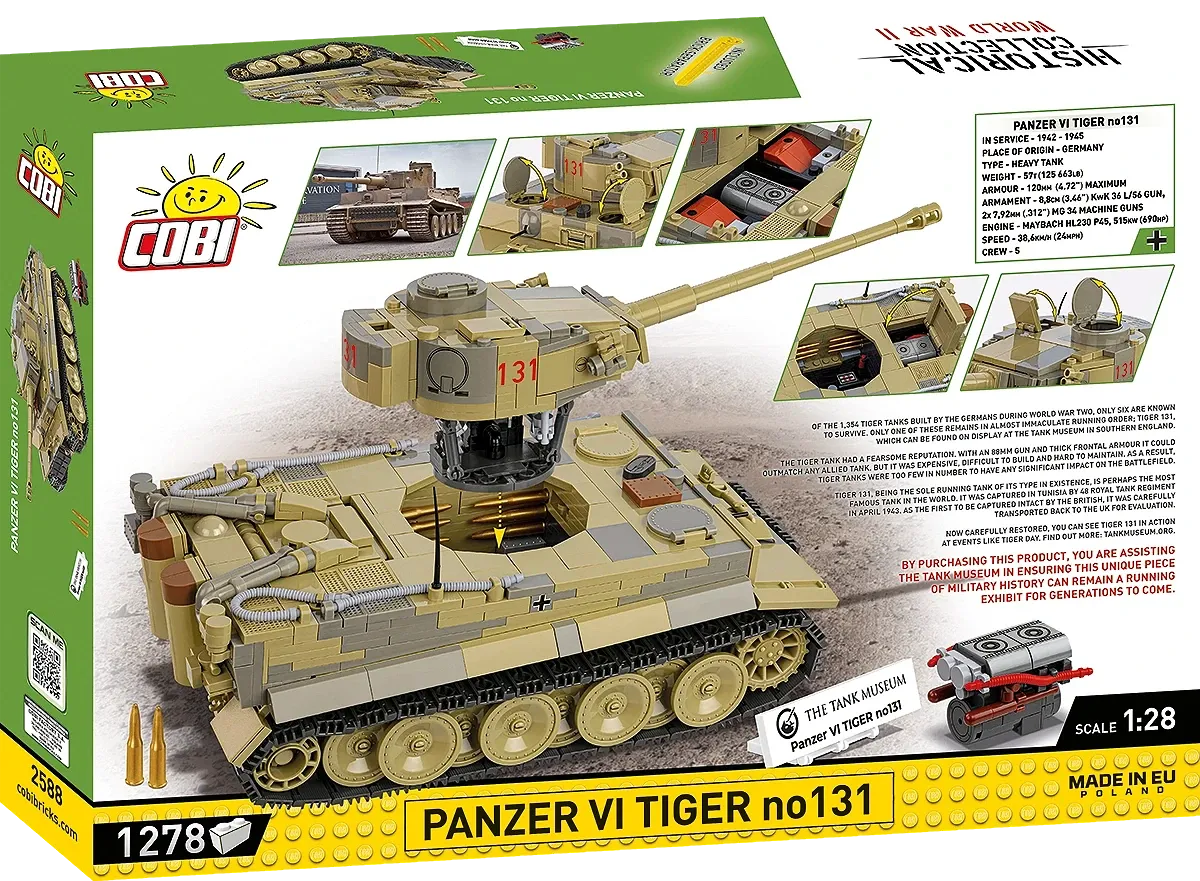 COBI 2588 Panzer VI Tiger no131