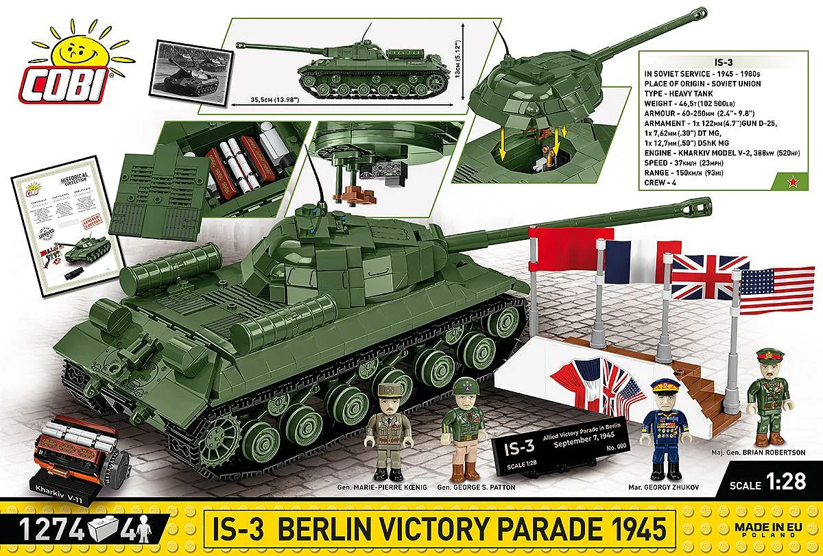 COBI 2589 IS-3 Berlin Victory Parade 1945 - Limited Edition