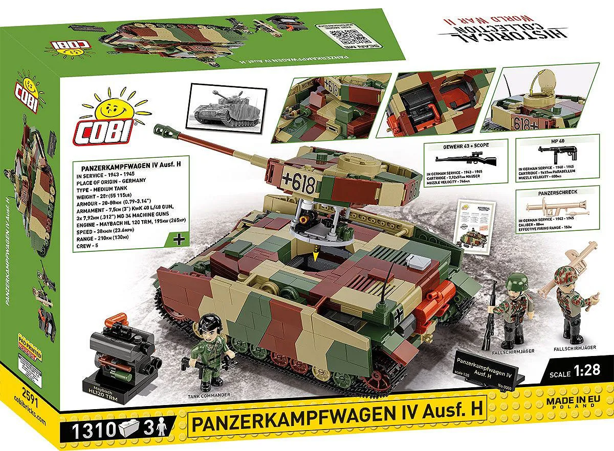 COBI 2591 Panzerkampfwagen IV Ausf. H - Limitierte Edition