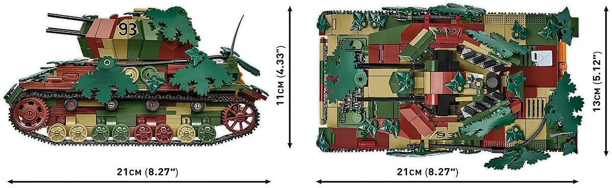 COBI 2593 Flakpanzer IV Wirbelwind - Executive Edition