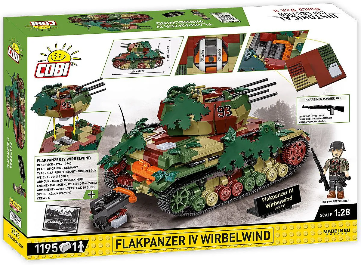 COBI 2593 Flakpanzer IV Wirbelwind - Executive Edition
