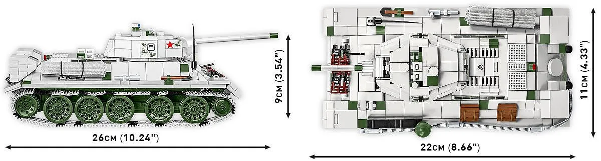 COBI 2594 T-34/76 / Pz.Kpfw. T-34 747 (r) - Limited Edition