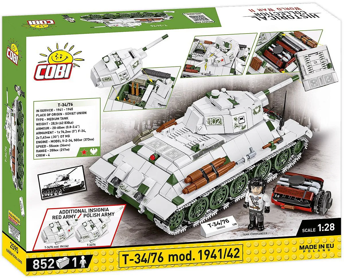 COBI 2595 T-34/76 mod. 1941/42