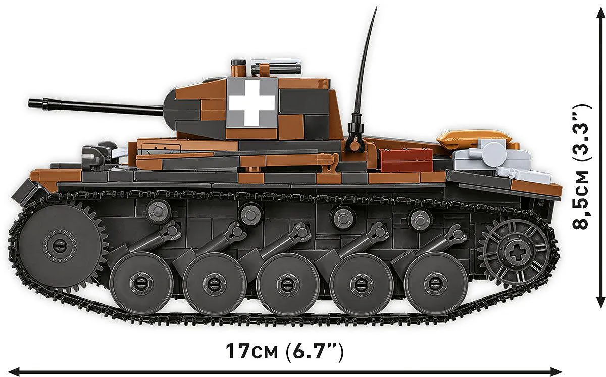 COBI 2596 PzKpfw II Ausf.B (Sd.Kfz.121) - Limited Edition
