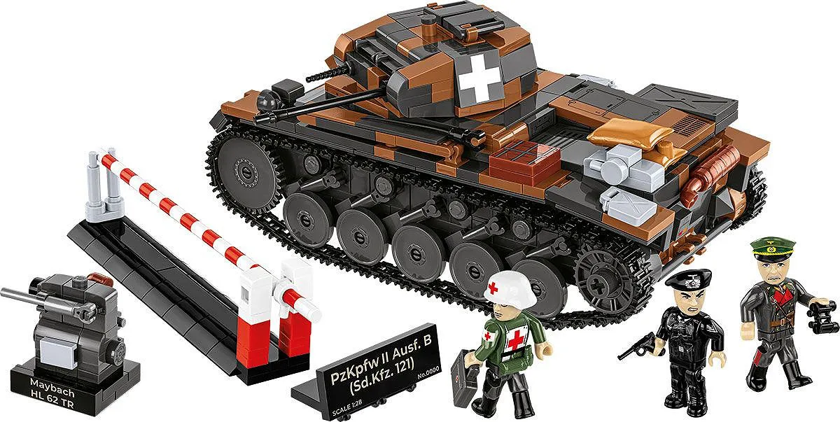 COBI 2596 PzKpfw II Ausf.B (Sd.Kfz.121) - Limited Edition