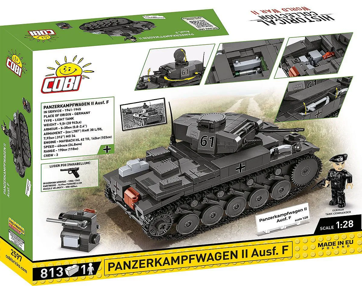 COBI 2597 Panzerkampfwagen II Ausf. F