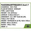 COBI 2597 Panzerkampfwagen II Ausf. F