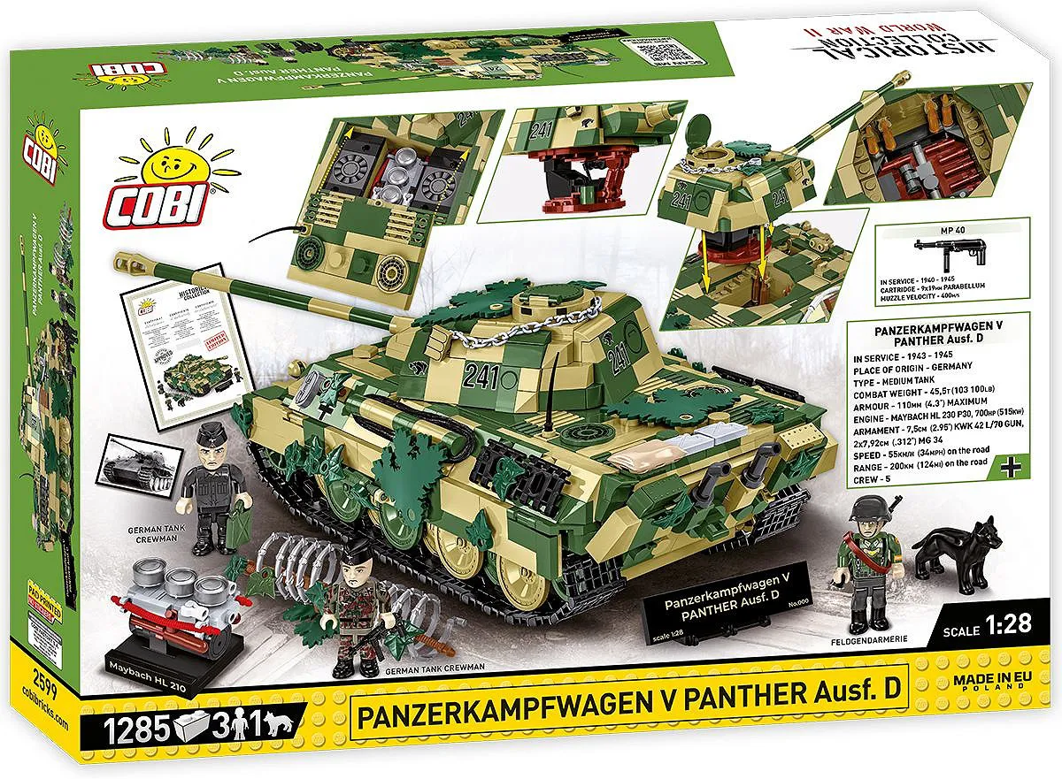 COBI 2599 Panzerkampfwagen V Panther Ausf. D - Limited Edition