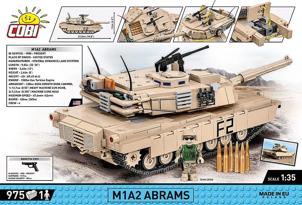 COBI 2622 M1A2 Abrams