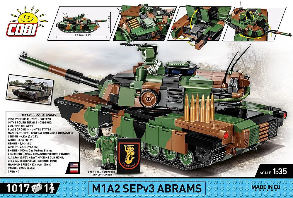 COBI 2623 M1A2 SEPv3 Abrams