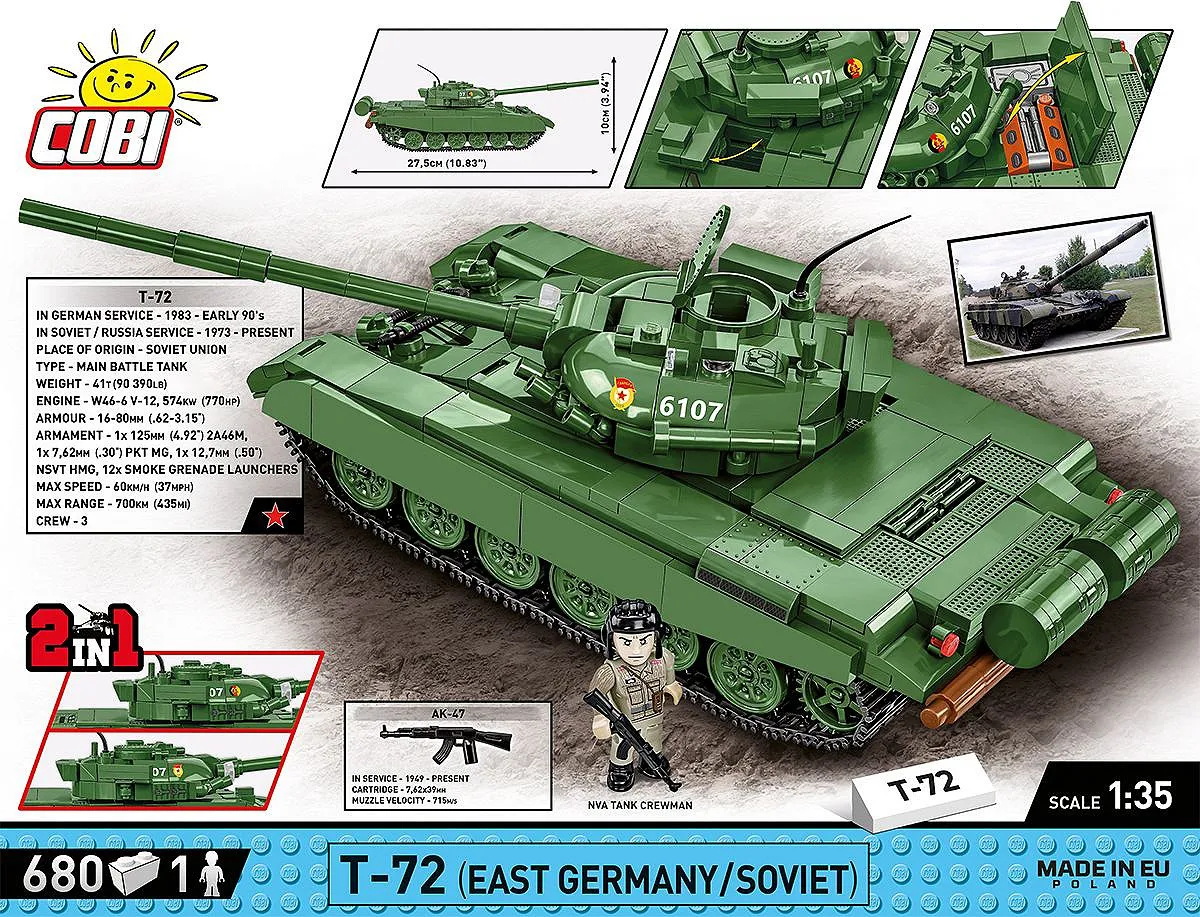 COBI 2625 T-72 (East Germany/Soviet)
