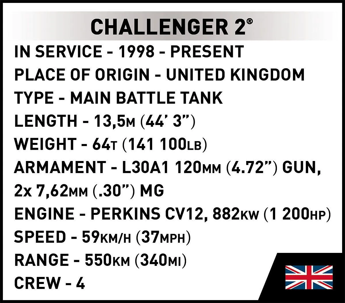 COBI 2627 Challenger 2