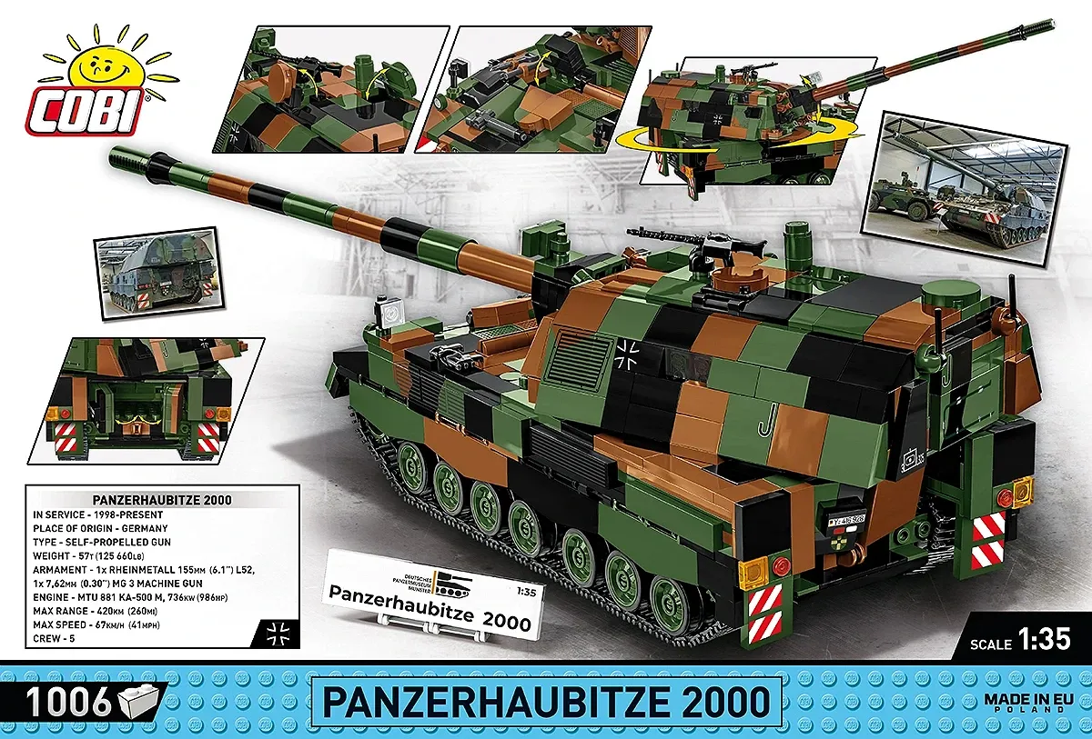 COBI 2628 Panzerhaubitze 2000