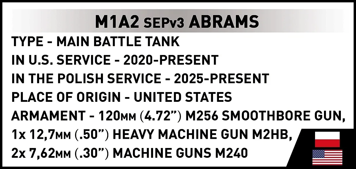 COBI 2633 M1A2 SEPv3 Abrams