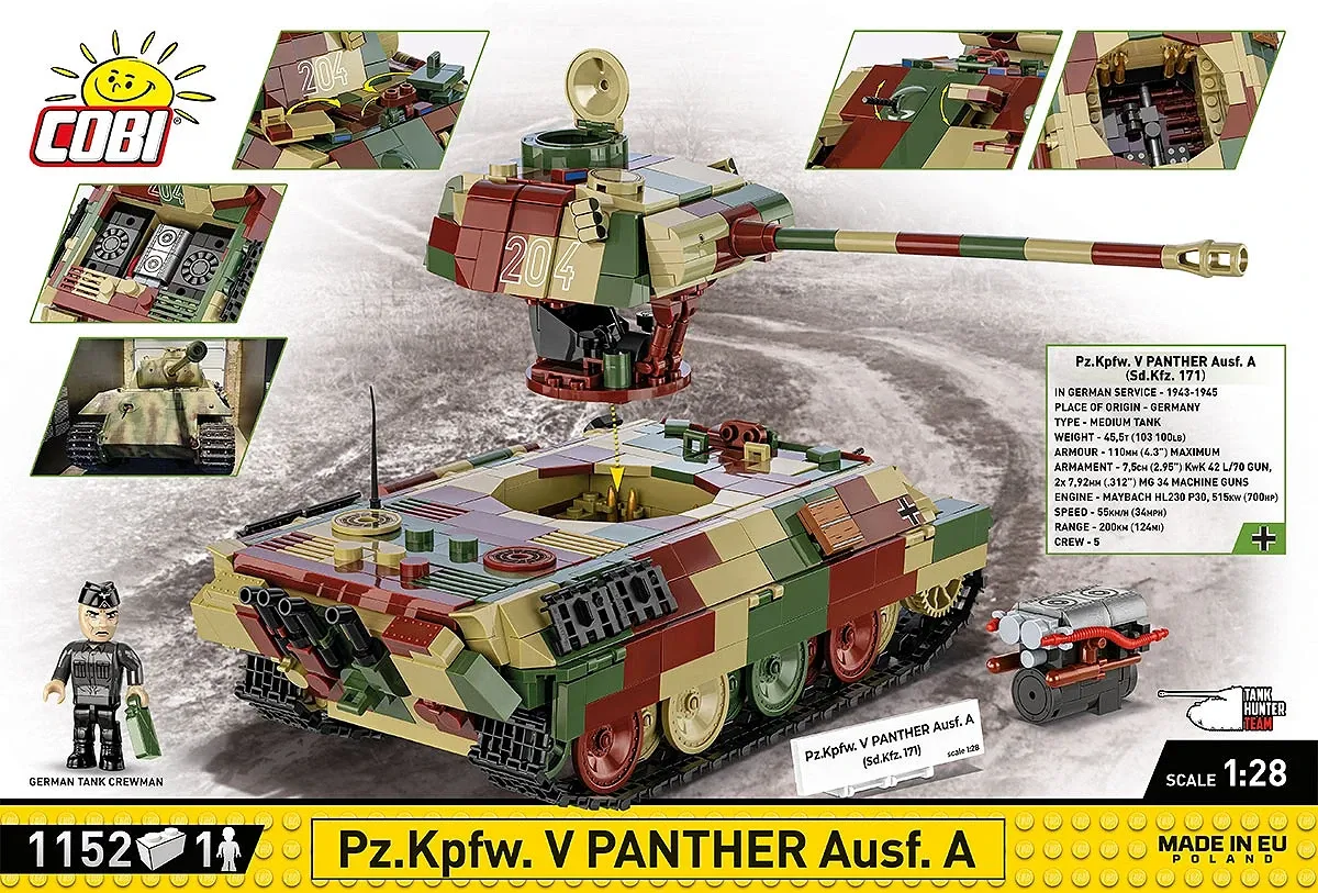 COBI 2654 Pz.Kpfw. V Panther Ausf. A
