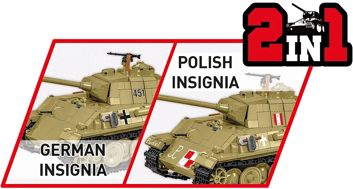 COBI 2655 Panzer V Panther Ausf. G "Pudel"