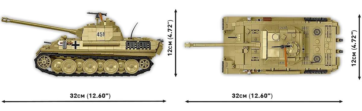 COBI 2655 Panzer V Panther Ausf. G "Pudel"