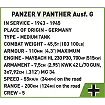 COBI 2655 Panzer V Panther Ausf. G "Pudel"