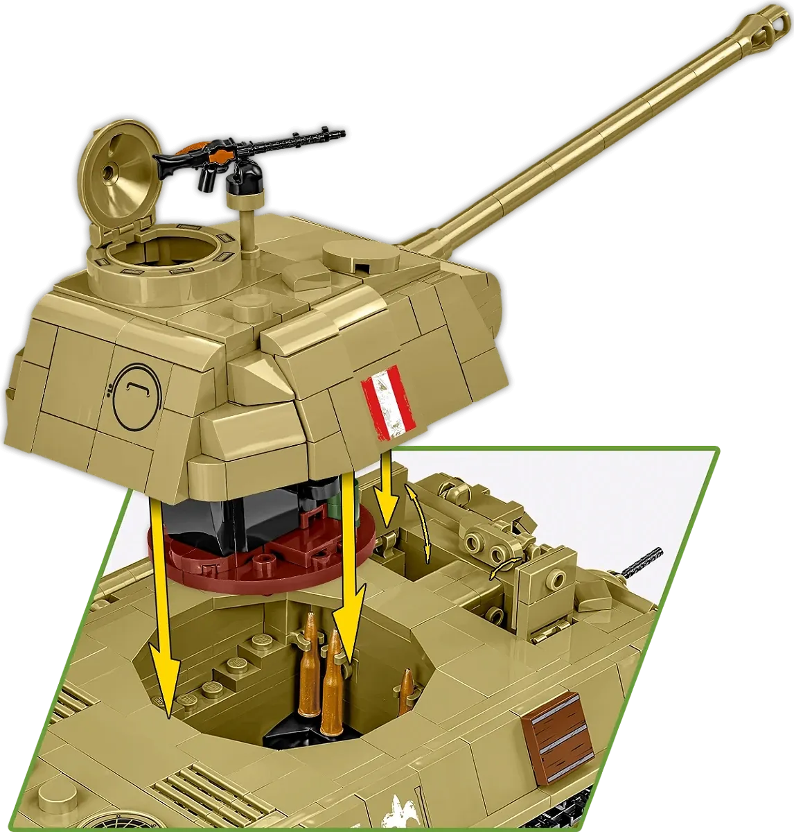 COBI 2655 Panzer V Panther Ausf. G "Pudel"