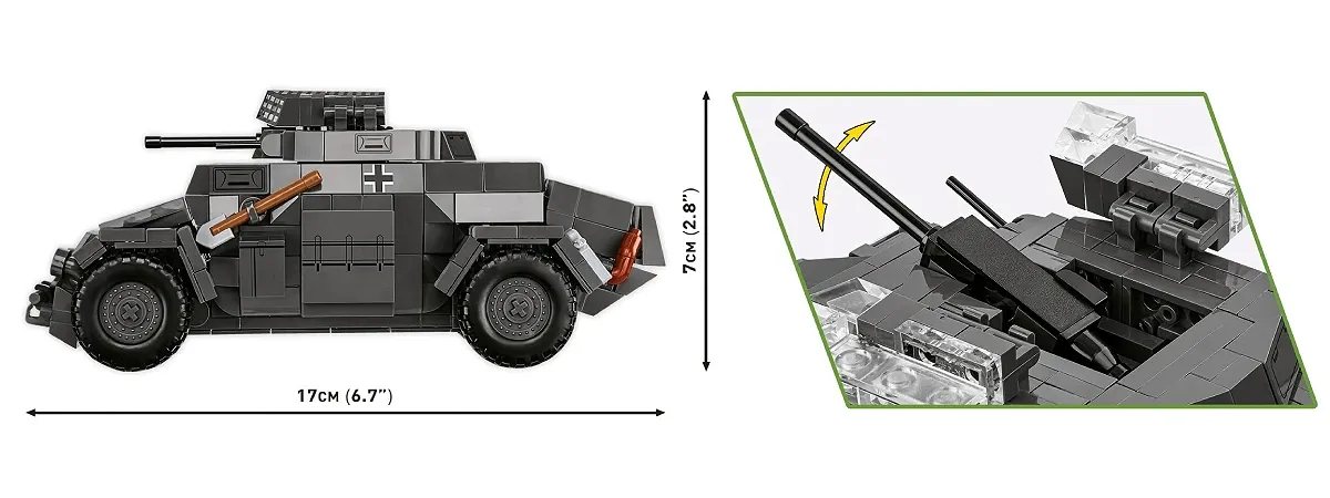 COBI 2657 Sd.Kfz. 222