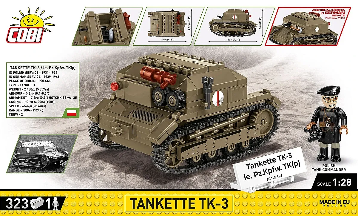 COBI 2658 Tankette TK-3