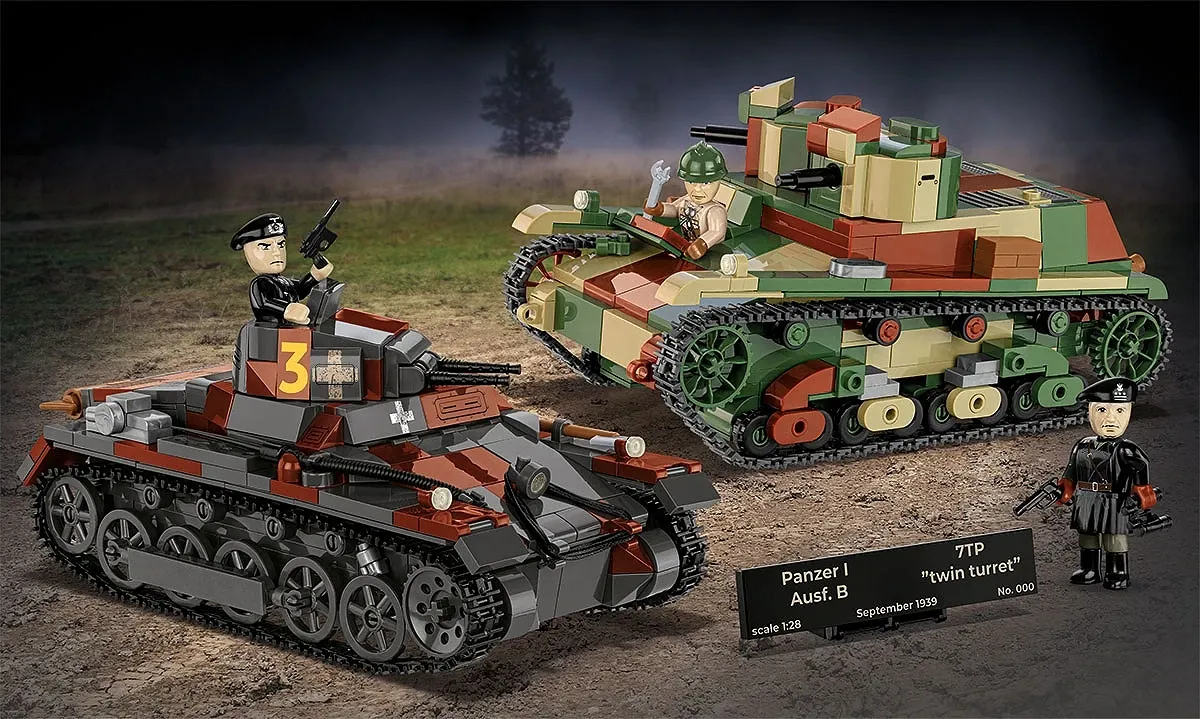 COBI 2659 Panzer I vs 7TP DW (September 1939) - Limited Edition