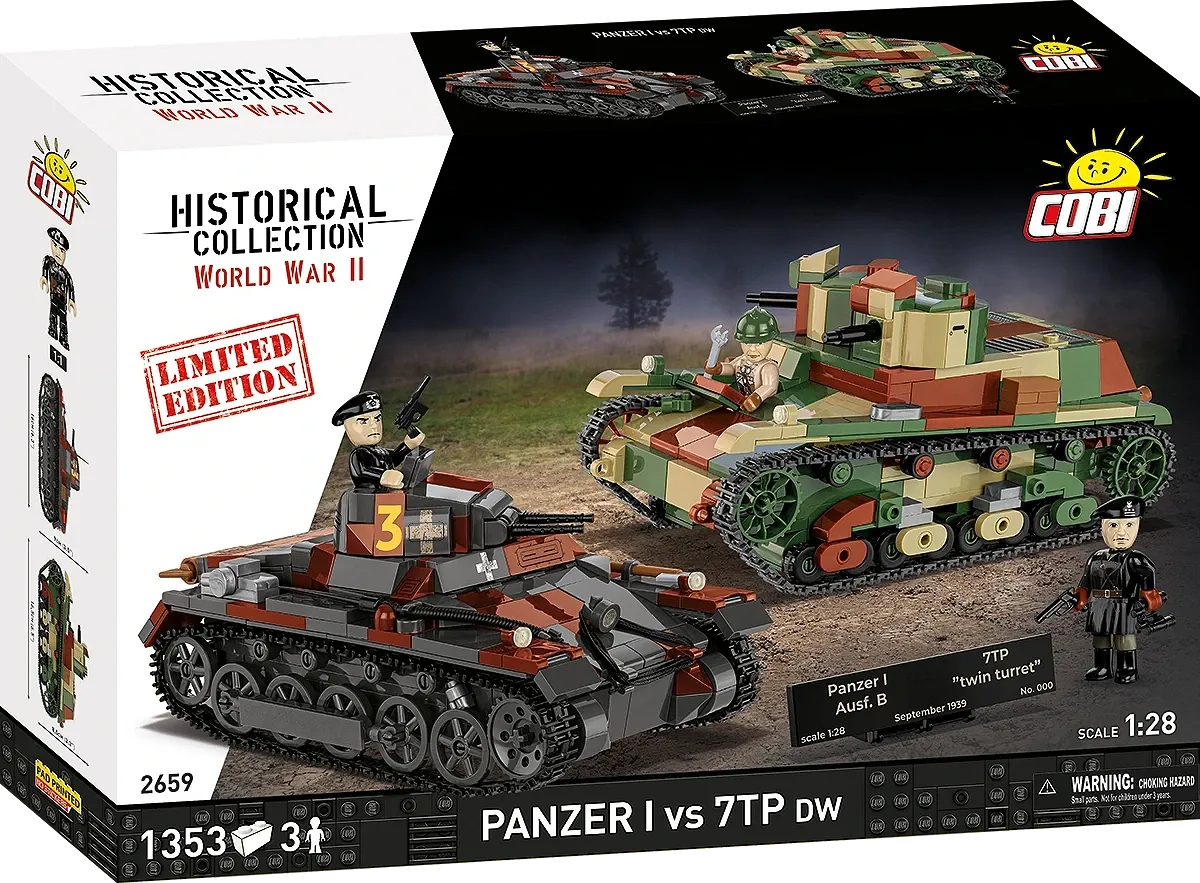 COBI 2659 Panzer I vs 7TP DW (September 1939) - Limited Edition