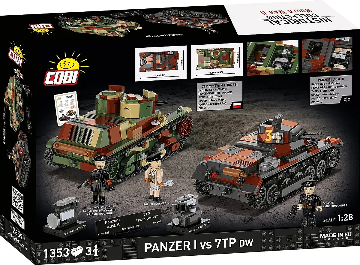 COBI 2659 Panzer I vs 7TP DW (September 1939) - Limited Edition