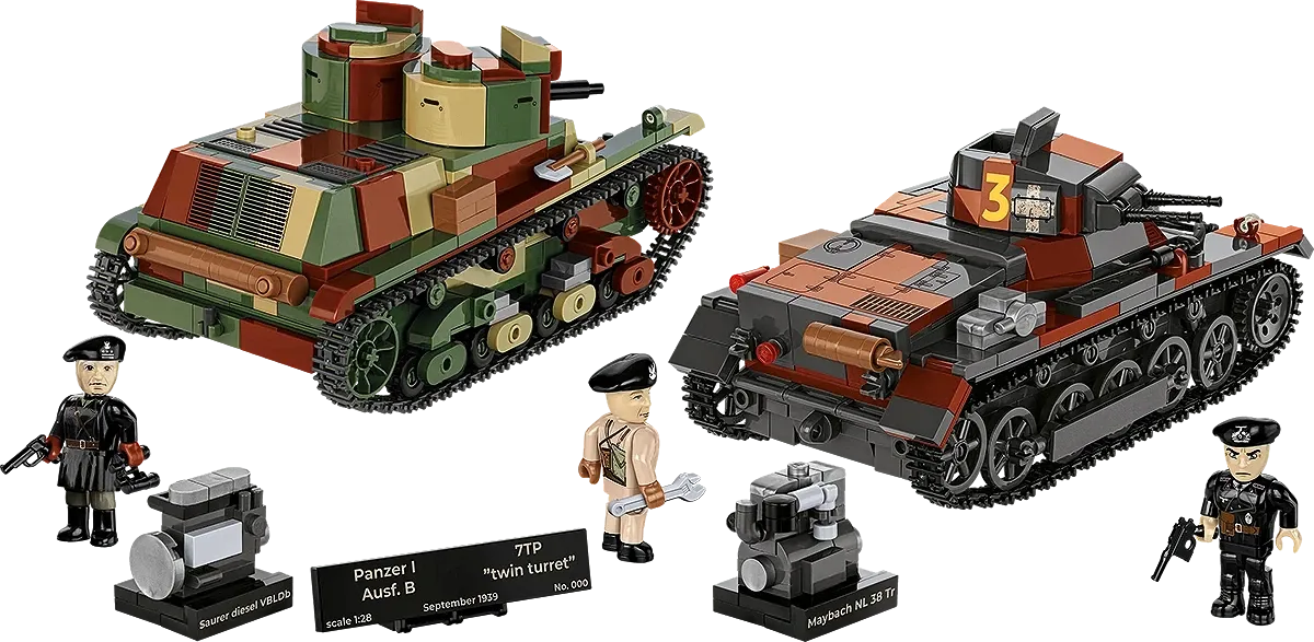COBI 2659 Panzer I vs 7TP DW (September 1939) - Limited Edition
