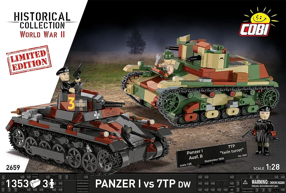 COBI 2659 Panzer I vs 7TP DW (September 1939) - Limited Edition