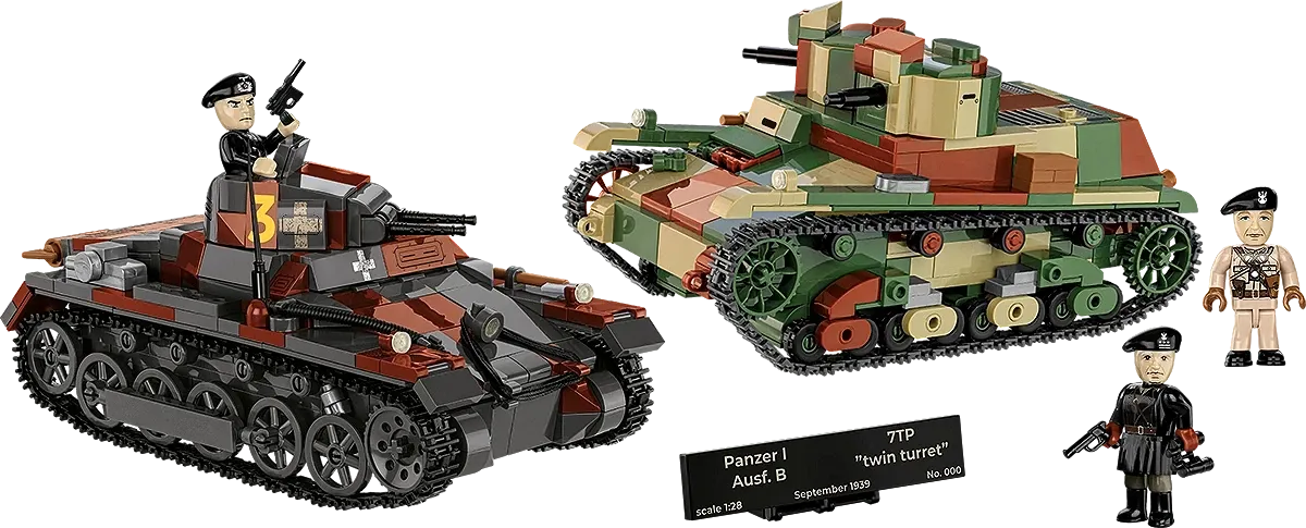 COBI 2659 Panzer I vs 7TP DW (September 1939) - Limited Edition