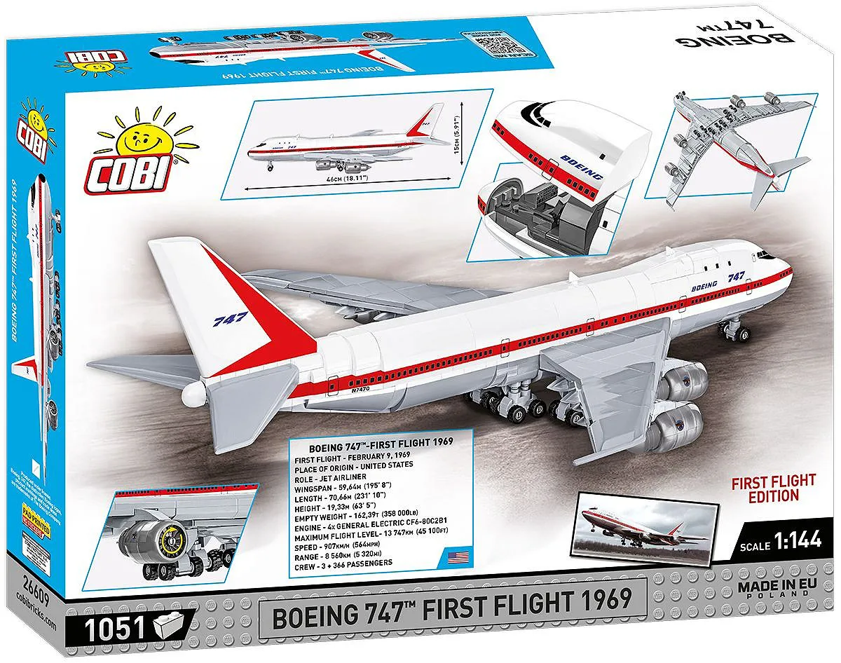 COBI 26609 Boeing 747 Erstflug 1969