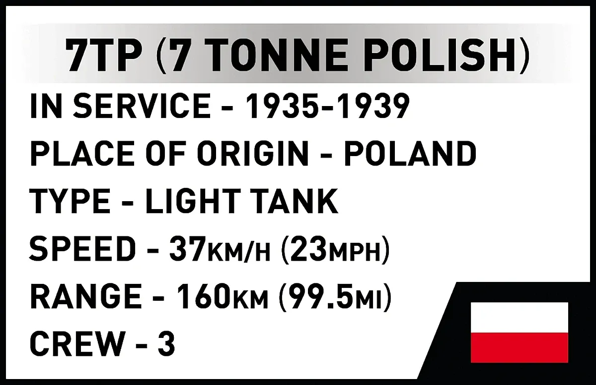 COBI 2661 Leichter Panzer 7TP