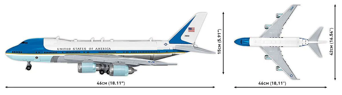 COBI 26610 Boeing 747 Air Force One