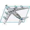 COBI 26610 Boeing 747 Air Force One