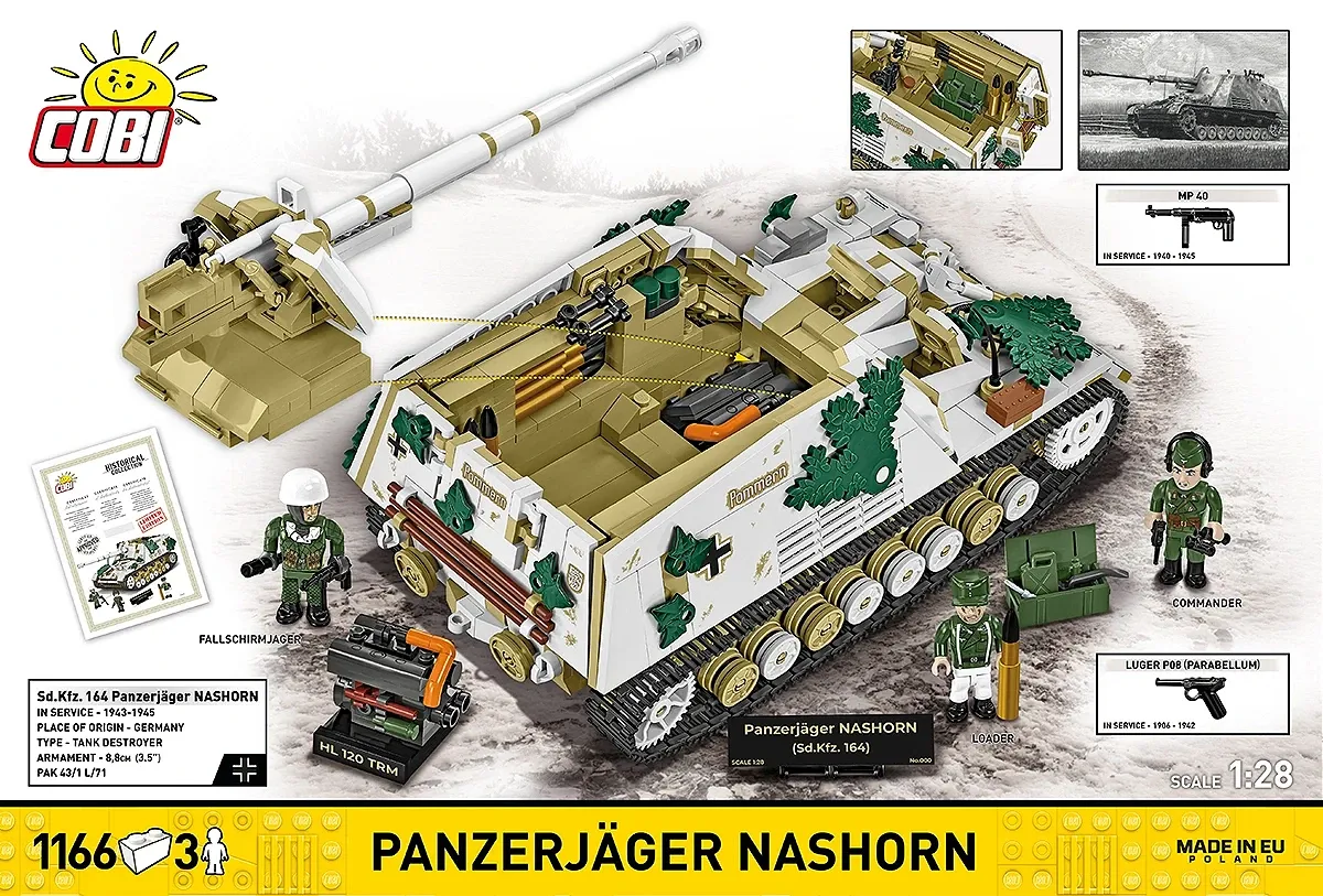 COBI 2662 Panzerjäger Nashorn - Limited Edition