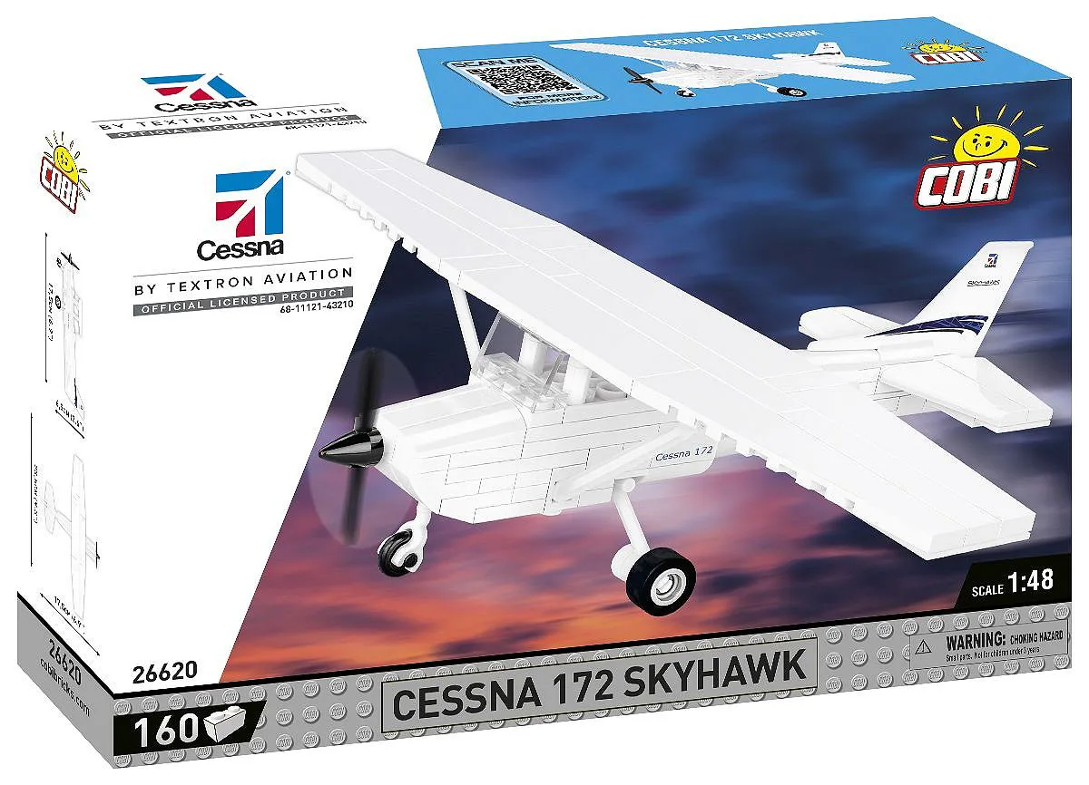 COBI 26620 Cessna 172 Skyhawk-Weiß