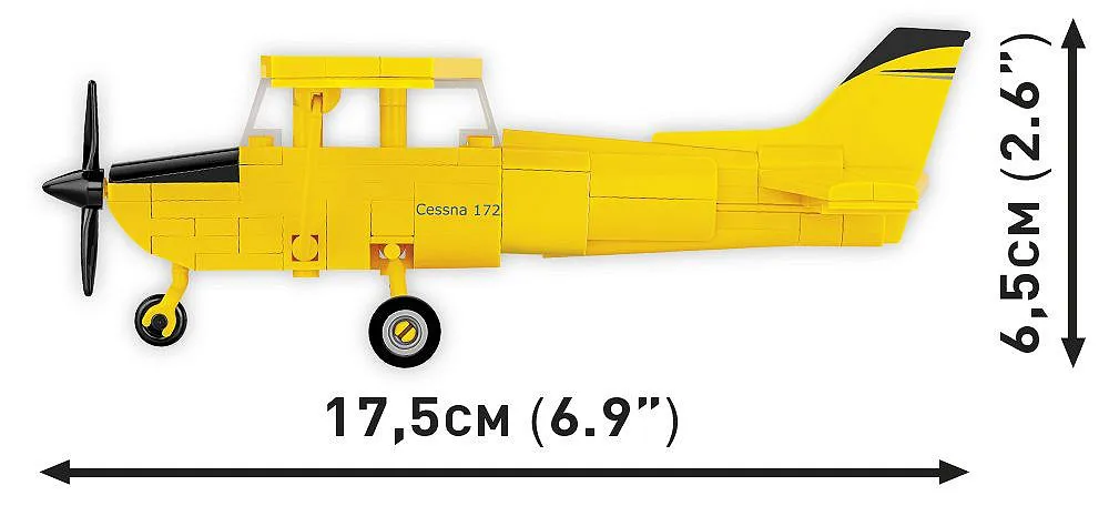 COBI 26621 Cessna 172 Skyhawk-Gelb