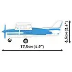 COBI 26622 Cessna 172 Skyhawk-Weiß-Blau