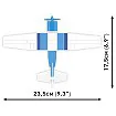 COBI 26622 Cessna 172 Skyhawk-Weiß-Blau