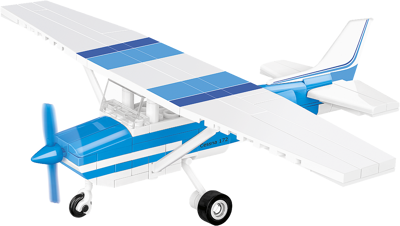 COBI 26622 Cessna 172 Skyhawk-Weiß-Blau